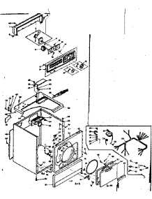 Machine Sub-Assembly parts for Kenmore Dryer 110.6307641 (1106307641, 110 6307641) from AppliancePartsPros.com