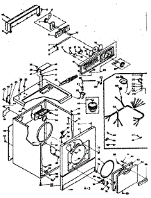 Machine Sub-Assembly parts for Kenmore Dryer 110.6307702 (1106307702, 110 6307702) from AppliancePartsPros.com