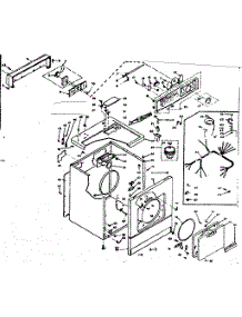 Machine Sub-Assembly parts for Kenmore Dryer 110.6307720 (1106307720, 110 6307720) from AppliancePartsPros.com