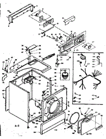 Machine Sub-Assembly parts for Kenmore Dryer 110.6307741 (1106307741, 110 6307741) from AppliancePartsPros.com