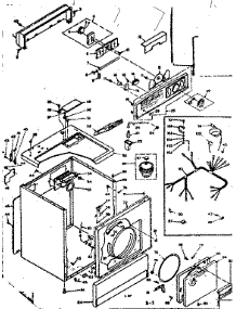 Machine Sub-Assembly parts for Kenmore Dryer 110.6307743 (1106307743, 110 6307743) from AppliancePartsPros.com