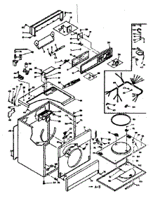 Machine Sub-Assembly parts for Kenmore Dryer 110.6307804 (1106307804, 110 6307804) from AppliancePartsPros.com