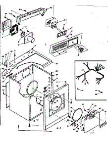 Machine Sub-Assembly parts for Kenmore Dryer 110.6308401 (1106308401, 110 6308401) from AppliancePartsPros.com