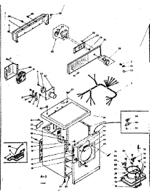Machine Sub-Assembly parts for Kenmore Dryer 110.6308500 (1106308500, 110 6308500) from AppliancePartsPros.com
