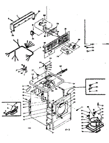 Machine Sub-Assembly parts for Kenmore Dryer 110.6308600 (1106308600, 110 6308600) from AppliancePartsPros.com