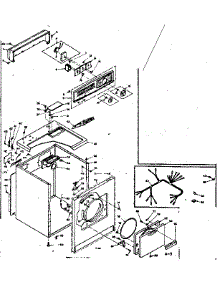 Machine Sub-Assembly parts for Kenmore Dryer 110.6308641 (1106308641, 110 6308641) from AppliancePartsPros.com