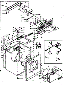 Machine Sub-Assembly parts for Kenmore Dryer 110.6308701 (1106308701, 110 6308701) from AppliancePartsPros.com