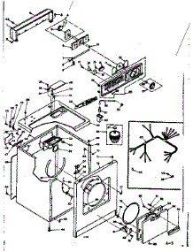 Machine Sub-Assembly parts for Kenmore Dryer 110.6308703 (1106308703, 110 6308703) from AppliancePartsPros.com