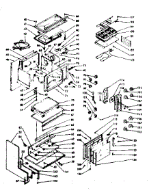 Upper Body Section parts for Kenmore Range 103.9846800 (1039846800, 103 9846800) from AppliancePartsPros.com
