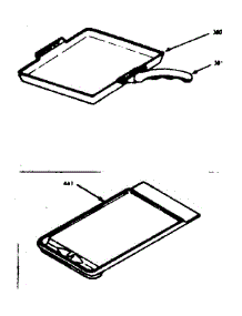 Opt. Set-On Griddles parts for Kenmore Range 103.9856860 (1039856860, 103 9856860) from AppliancePartsPros.com