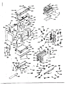 Upper Body Section parts for Kenmore Range 103.9857000 (1039857000, 103 9857000) from AppliancePartsPros.com