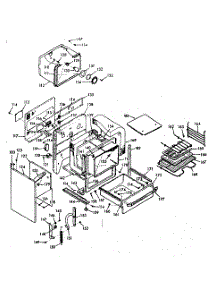 Lower Body Section parts for Kenmore Range 103.9857160 (1039857160, 103 9857160) from AppliancePartsPros.com