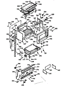 Upper Body Section parts for Kenmore Range 103.9877243 (1039877243, 103 9877243) from AppliancePartsPros.com