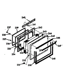 Lower Body Door Section parts for Kenmore Range 103.9877310 (1039877310, 103 9877310) from AppliancePartsPros.com