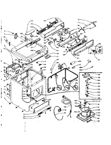 Machine Sub-Assembly parts for Kenmore Dryer 110.5817801 (1105817801, 110 5817801) from AppliancePartsPros.com