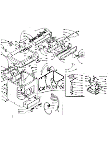 Machine Sub-Assembly parts for Kenmore Dryer 110.5817820 (1105817820, 110 5817820) from AppliancePartsPros.com