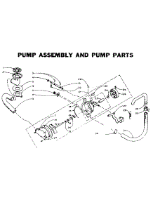 Pump Assembly parts for Kenmore Washer 110.5902801 (1105902801, 110 5902801) from AppliancePartsPros.com