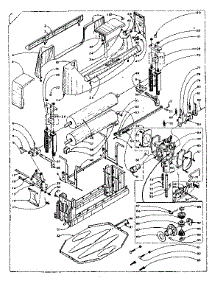 Wringer And Wringer Gear Case Assembly parts for Kenmore Washer 110.5902802 (1105902802, 110 5902802) from AppliancePartsPros.com