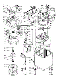 Machine Sub-Assembly parts for Kenmore Washer 110.5904100 (1105904100, 110 5904100) from AppliancePartsPros.com