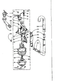 Water System parts for Kenmore Washer 110.5904102 (1105904102, 110 5904102) from AppliancePartsPros.com