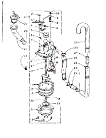 Water System parts for Kenmore Washer 110.5904151 (1105904151, 110 5904151) from AppliancePartsPros.com
