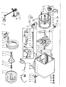 Machine Sub-Assembly parts for Kenmore Washer 110.5904161 (1105904161, 110 5904161) from AppliancePartsPros.com