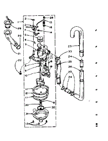 Water System parts for Kenmore Washer 110.5904161 (1105904161, 110 5904161) from AppliancePartsPros.com