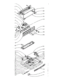 Top And Console Assembly parts for Kenmore Washer 110.5904350 (1105904350, 110 5904350) from AppliancePartsPros.com