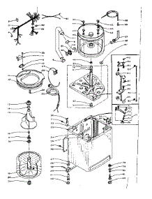 Machine Sub-Assembly parts for Kenmore Washer 110.5904711 (1105904711, 110 5904711) from AppliancePartsPros.com