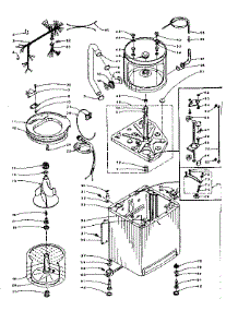 Machine Sub-Assembly parts for Kenmore Washer 110.5904712 (1105904712, 110 5904712) from AppliancePartsPros.com