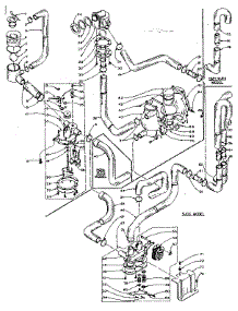 Water System parts for Kenmore Washer 110.5904951 (1105904951, 110 5904951) from AppliancePartsPros.com