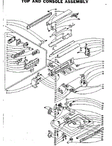 Top And Console Assembly parts for Kenmore Washer 110.5904951 (1105904951, 110 5904951) from AppliancePartsPros.com