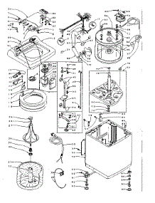 Machine Sub-Assembly parts for Kenmore Washer 110.5905151 (1105905151, 110 5905151) from AppliancePartsPros.com