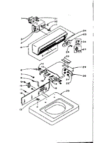 Top And Console Assembly parts for Kenmore Washer 110.5905251 (1105905251, 110 5905251) from AppliancePartsPros.com