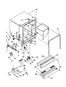 Tub Assembly parts for Kenmore Dishwasher 665.15592791 (66515592791, 665 15592791) from AppliancePartsPros.com