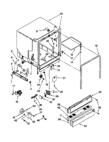 Tub Assembly parts for Kenmore Dishwasher 665.15595790 (66515595790, 665 15595790) from AppliancePartsPros.com