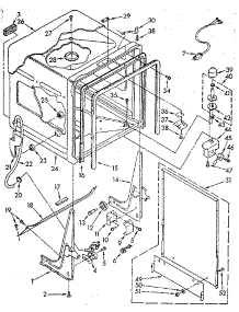 Tub parts for Kenmore Dishwasher 665.1560591 (6651560591, 665 1560591) from AppliancePartsPros.com