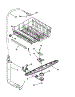 Upper Dishrack And Water Feed