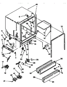 Tub Assembly parts for Kenmore Dishwasher 665.1564991 (6651564991, 665 1564991) from AppliancePartsPros.com