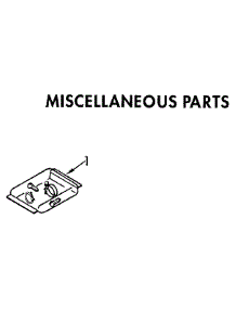 Miscellaneous Parts parts for Kenmore Dishwasher 665.1565590 (6651565590, 665 1565590) from AppliancePartsPros.com