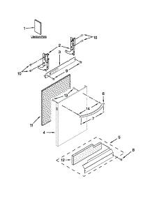Door And Panel Parts parts for Kenmore Dishwasher 665.15692K212 (66515692K212, 665 15692K212) from AppliancePartsPros.com