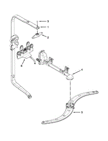 Upper Wash And Rinse Parts parts for Kenmore Dishwasher 665.15693K211 (66515693K211, 665 15693K211) from AppliancePartsPros.com
