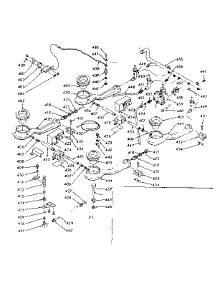 Surface Unit Burner Section parts for Kenmore Range 103.7886800 (1037886800, 103 7886800) from AppliancePartsPros.com