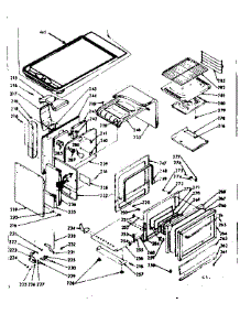 Lower Oven Section parts for Kenmore Range 103.7886961 (1037886961, 103 7886961) from AppliancePartsPros.com