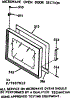 Microwave Oven Door Section