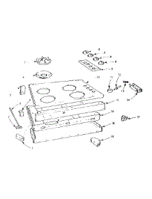 Maintop And Body Section parts for Kenmore Range 103.792630 (103792630, 103 792630) from AppliancePartsPros.com