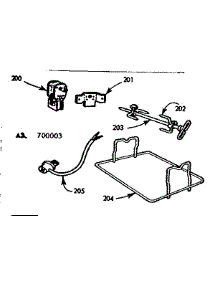 Optional Rotisserie parts for Kenmore Range 103.7926354 (1037926354, 103 7926354) from AppliancePartsPros.com