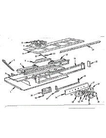 Main Top And Bottom Section parts for Kenmore Range 103.794610 (103794610, 103 794610) from AppliancePartsPros.com