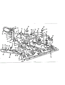 Burner Section parts for Kenmore Range 103.794611 (103794611, 103 794611) from AppliancePartsPros.com