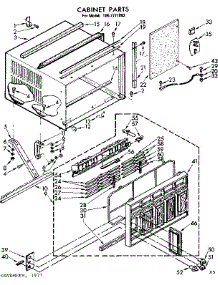 Cabinet Parts parts for Kenmore Heat Pump System 106.7771893 (1067771893, 106 7771893) from AppliancePartsPros.com
